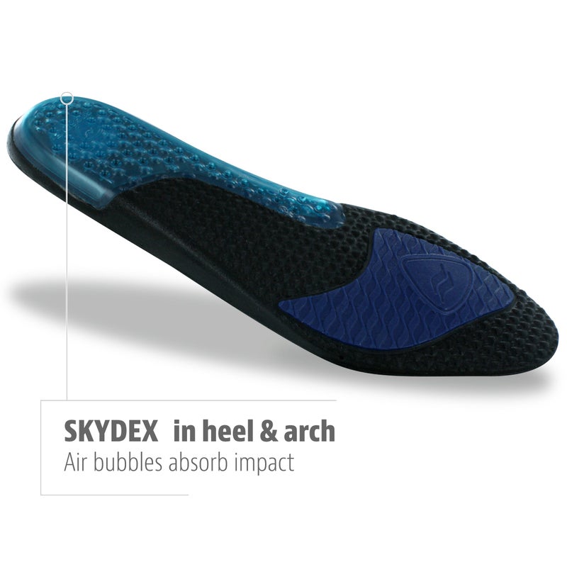 Sof Sole Insoles Men's AIRR Performance Full-Length Gel Shoe Insert, Men's 7-8.5 - Image 3